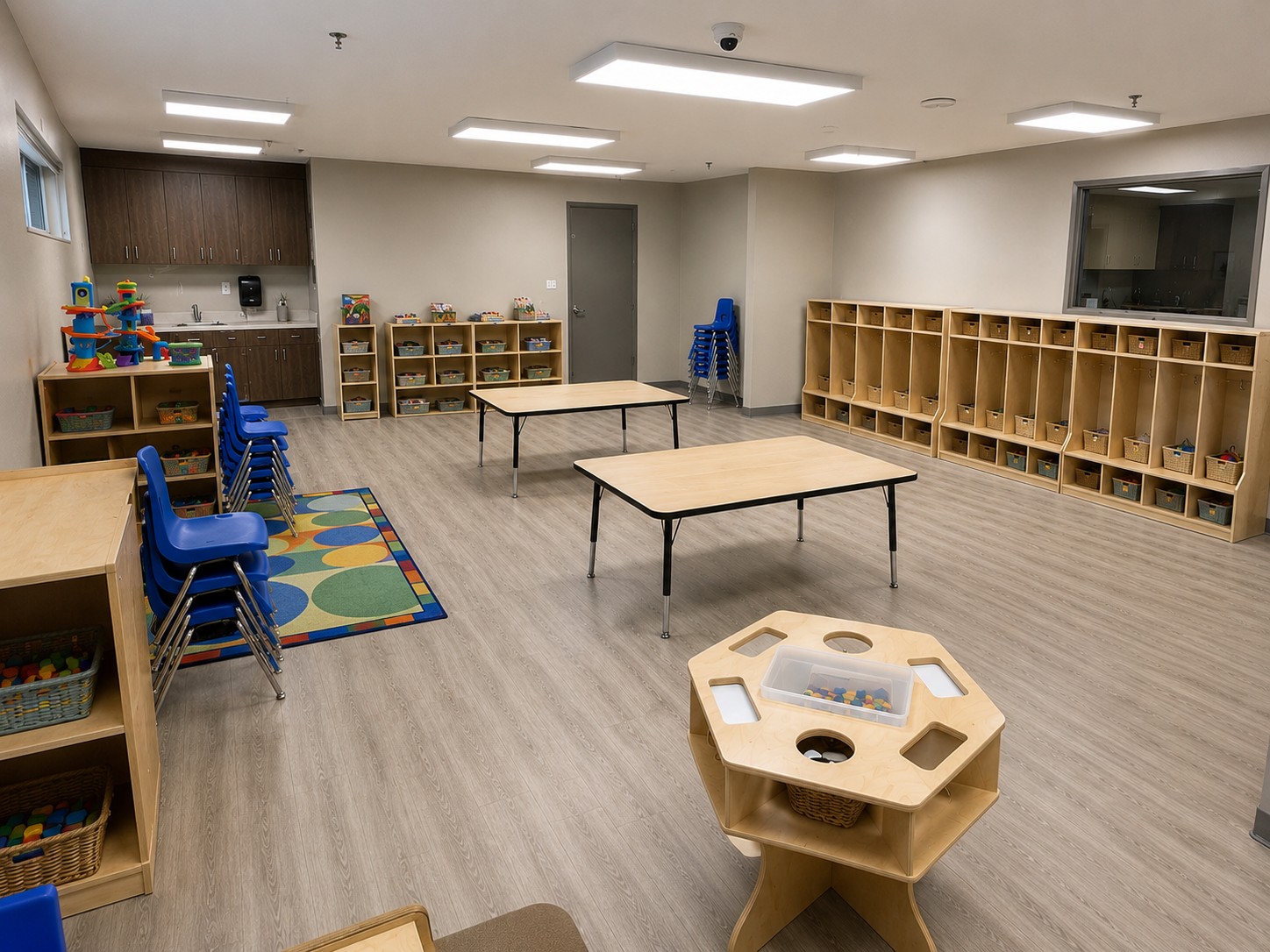 Completed community interior